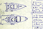 Sketch from Feoktistov notebook 